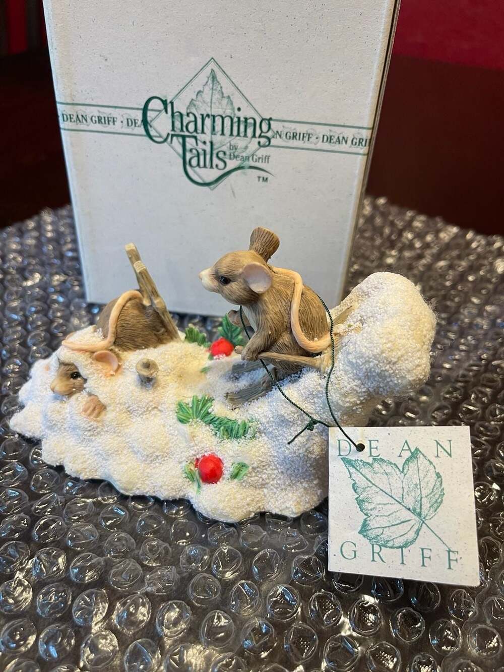 Charming Tails by Dean Griff 'Hot Doggin' Mice Figurine 87003